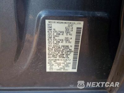 Zdjęcie 13 z 13 samochodu: 2008 NISSAN PATHFINDER S VIN:5N1AR18B48C633872 - miniatura