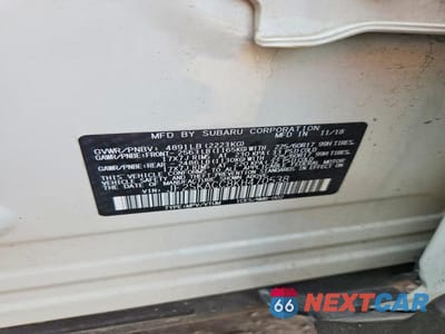Zdjęcie 13 z 13 samochodu: 2019 SUBARU FORESTER VIN:JF2SKACC8KH470538 - miniatura
