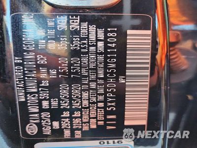 Zdjęcie 14 z 14 samochodu: 2021 KIA TELLURIDE SX VIN:5XYP5DHC5MG114081 - miniatura