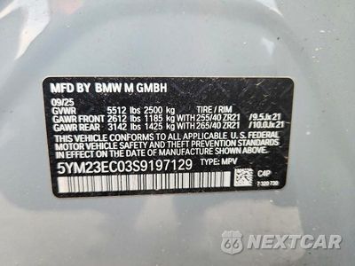 Zdjęcie 12 z 12 samochodu: 2025 BMW X4 M VIN:5YM23EC03S9197129 - miniatura