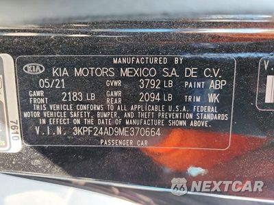 Zdjęcie 13 z 13 samochodu: 2021 KIA FORTE LXS VIN:3KPF24AD9ME370664 - miniatura