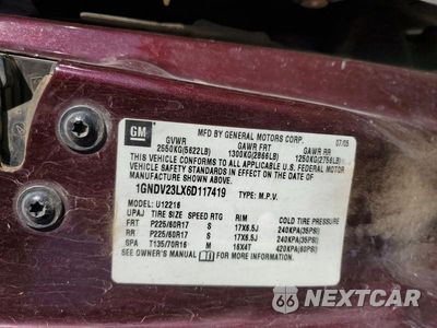 Zdjęcie 13 z 13 samochodu: 2006 CHEVROLET UPLANDER LS VIN:1GNDV23LX6D117419 - miniatura