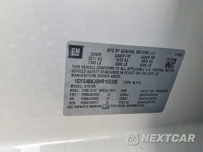 Zdjęcie 13 z 13 samochodu: 2017 CADILLAC ESCALADE LUXURY VIN:1GYS4BKJ5HR165395 - miniatura