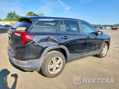 Trzecie zdjęcie samochodu z tyłu: 2022 GMC TERRAIN SLE VIN:3GKALTEV6NL179936 - miniatura