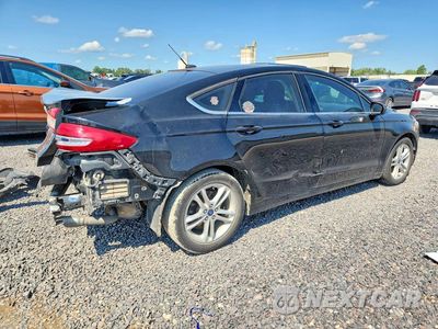 Trzecie zdjęcie samochodu z tyłu: 2018 FORD FUSION SE VIN:3FA6P0H76JR176601 - miniatura