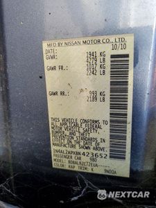 Zdjęcie 12 z 12 samochodu: 2011 NISSAN ALTIMA 2.5 VIN:1N4AL2APXBN423652 - miniatura