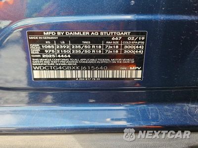 Zdjęcie 14 z 14 samochodu: 2019 MERCEDES-BENZ GLA 250 4MATIC VIN:WDCTG4GBXKJ615640 - miniatura