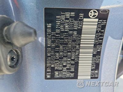 Zdjęcie 12 z 12 samochodu: 2021 TOYOTA COROLLA LE VIN:5YFEPMAE0MP187657 - miniatura
