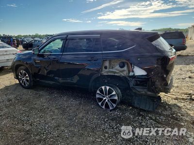 Drugie zdjęcie samochodu z przodu: 2021 TOYOTA HIGHLANDER HYBRID XLE VIN:5TDHBRCH6MS521648 - miniatura