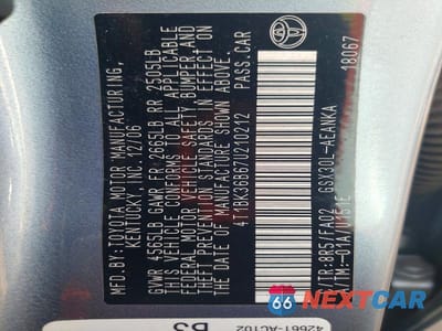 Zdjęcie 12 z 12 samochodu: 2007 TOYOTA AVALON XL VIN:4T1BK36B67U210212 - miniatura