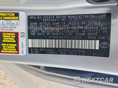Zdjęcie 12 z 12 samochodu: 2023 TOYOTA CAMRY XSE VIN:4T1K61AK5PU122929 - miniatura