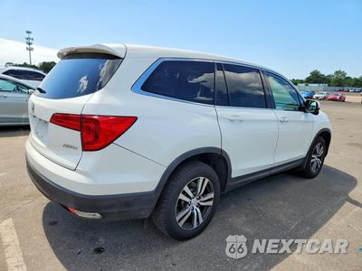 Trzecie zdjęcie samochodu z tyłu: 2017 HONDA PILOT EXL VIN:5FNYF6H81HB096250 - miniatura