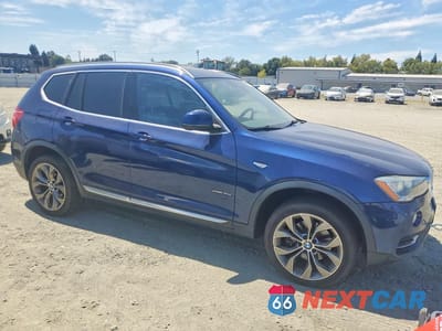 Czwarte zdjęcie samochodu z boku: 2016 BMW X3 XDRIVE35I VIN:5UXWX7C5XG0R18482 - miniatura