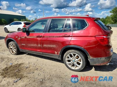 Drugie zdjęcie samochodu z przodu: 2013 BMW X3 XDRIVE28I VIN:5UXWX9C5XD0A31278 - miniatura