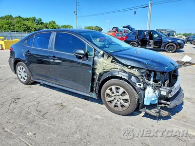 Czwarte zdjęcie samochodu z boku: 2021 TOYOTA COROLLA LE VIN:5YFEPMAE4MP271092 - miniatura