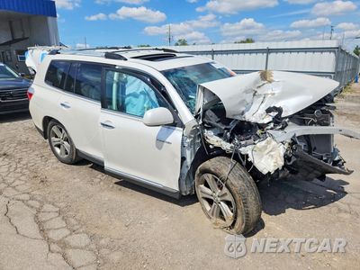 Czwarte zdjęcie samochodu z boku: 2012 TOYOTA HIGHLANDER LIMITED VIN:5TDDK3EH0CS171599 - miniatura
