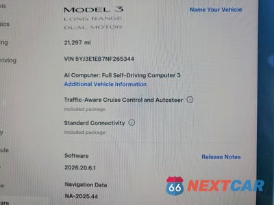 Zdjęcie 9 z 12 samochodu: 2022 TESLA MODEL 3 VIN:5YJ3E1EB7NF265344 - miniatura