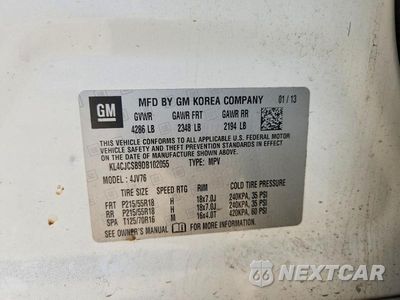 Zdjęcie 13 z 13 samochodu: 2013 BUICK ENCORE VIN:KL4CJCSB9DB102055 - miniatura