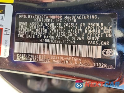 Zdjęcie 12 z 12 samochodu: 2016 TOYOTA AVALON XLE VIN:4T1BK1EB2GU212349 - miniatura