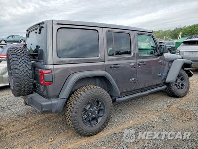 Trzecie zdjęcie samochodu z tyłu: 2025 JEEP WRANGLER SPORT 4XE VIN:1C4RJXN62SW588705 - miniatura