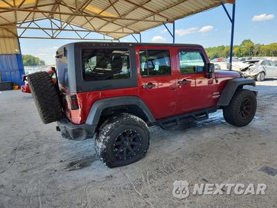 Trzecie zdjęcie samochodu z tyłu: 2013 JEEP WRANGLER UNLIMITED SPORT VIN:1C4BJWDG4DL535031 - miniatura