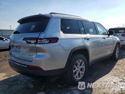 Trzecie zdjęcie samochodu z tyłu: 2021 JEEP GRAND CHEROKEE L LIMITED VIN:1C4RJKBG1M8112310 - miniatura