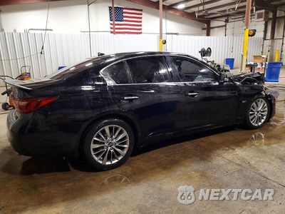 Trzecie zdjęcie samochodu z tyłu: 2019 INFINITI Q50 3.0T LUXE VIN:JN1EV7AR9KM594454 - miniatura