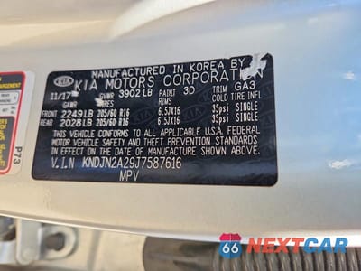 Zdjęcie 13 z 13 samochodu: 2018 KIA SOUL BASE VIN:KNDJN2A29J7587616 - miniatura