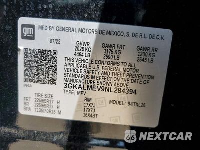 Zdjęcie 14 z 14 samochodu: 2022 GMC TERRAIN SLE VIN:3GKALMEV9NL284394 - miniatura