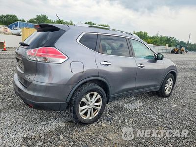 Trzecie zdjęcie samochodu z tyłu: 2015 NISSAN ROGUE SV VIN:KNMAT2MT5FP586741 - miniatura