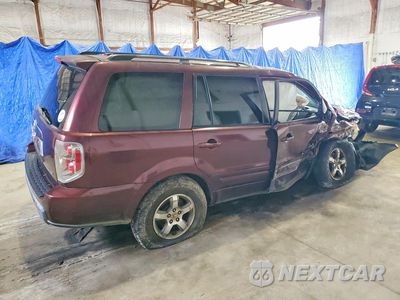 Trzecie zdjęcie samochodu z tyłu: 2008 HONDA PILOT EXL VIN:5FNYF18548B055314 - miniatura
