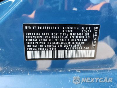 Zdjęcie 12 z 12 samochodu: 2025 VOLKSWAGEN JETTA S VIN:3VW5X7BU8SM076668 - miniatura