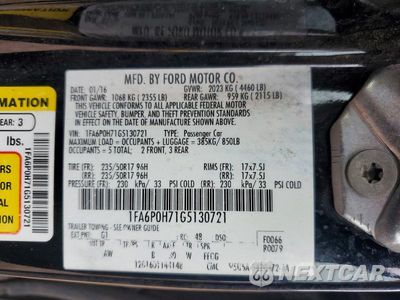 Zdjęcie 12 z 12 samochodu: 2016 FORD FUSION SE VIN:1FA6P0H71G5130721 - miniatura