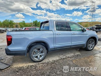 Trzecie zdjęcie samochodu z tyłu: 2022 HONDA RIDGELINE RTL VIN:5FPYK3F71NB024407 - miniatura