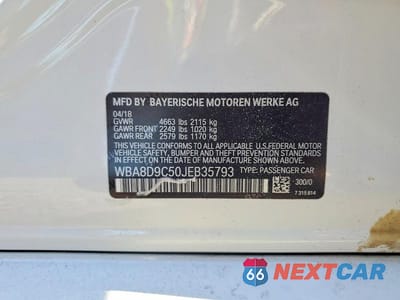 Zdjęcie 12 z 12 samochodu: 2018 BMW 330 XI VIN:WBA8D9C50JEB35793 - miniatura