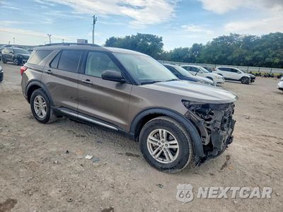 Czwarte zdjęcie samochodu z boku: 2021 FORD EXPLORER XLT VIN:1FMSK7DH4MGA30297 - miniatura