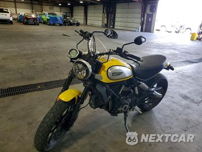 Trzecie zdjęcie samochodu z tyłu: 2019 DUCATI SCRAMBLER DESERT SLED VIN:ML0KAFPM5KT015810 - miniatura