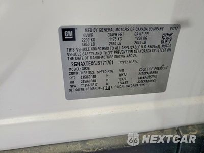 Zdjęcie 13 z 13 samochodu: 2018 CHEVROLET EQUINOX LT VIN:2GNAXTEX6J6171701 - miniatura