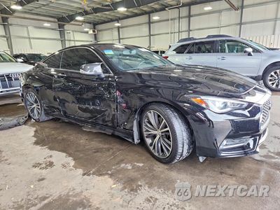 Czwarte zdjęcie samochodu z boku: 2017 INFINITI Q60 3.0T PREMIUM VIN:JN1EV7EL6HM553763 - miniatura