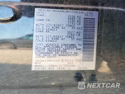Zdjęcie 13 z 13 samochodu: 2015 NISSAN ROGUE SV VIN:5N1AT2MT0FC890658 - miniatura