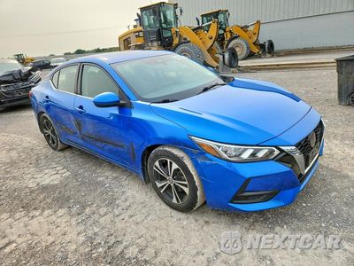 Czwarte zdjęcie samochodu z boku: 2022 NISSAN SENTRA SV VIN:3N1AB8CV7NY212365 - miniatura