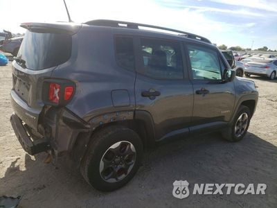 Trzecie zdjęcie samochodu z tyłu: 2017 JEEP RENEGADE SPORT VIN:ZACCJBAB6HPF82553 - miniatura