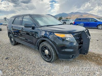 Czwarte zdjęcie samochodu z boku: 2015 FORD EXPLORER POLICE INTERCEPTOR VIN:1FM5K8AR0FGB83908 - miniatura