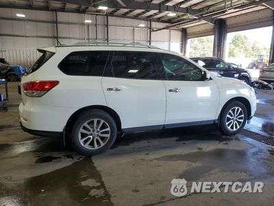 Trzecie zdjęcie samochodu z tyłu: 2014 NISSAN PATHFINDER SV VIN:5N1AR2MM0EC643551 - miniatura