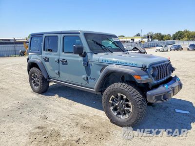 Czwarte zdjęcie samochodu z boku: 2024 JEEP WRANGLER RUBICON 4XE VIN:1C4RJXR64RW158162 - miniatura