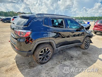 Trzecie zdjęcie samochodu z tyłu: 2019 JEEP COMPASS TRAILHAWK VIN:3C4NJDDB3KT754022 - miniatura