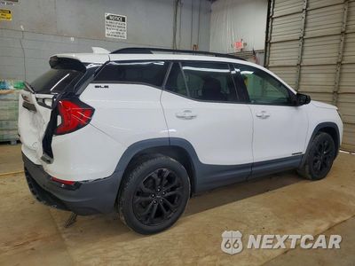 Trzecie zdjęcie samochodu z tyłu: 2020 GMC TERRAIN SLE VIN:3GKALTEVXLL162666 - miniatura
