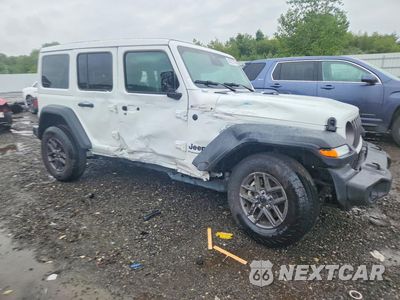 Czwarte zdjęcie samochodu z boku: 2026 JEEP WRANGLER SPORT VIN:1C4PJXDN3TW239165 - miniatura