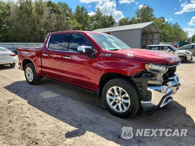 Czwarte zdjęcie samochodu z boku: 2021 CHEVROLET SILVERADO K1500 LTZ VIN:1GCUYGED2MZ312286 - miniatura