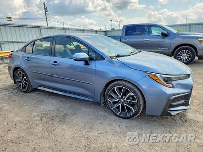 Czwarte zdjęcie samochodu z boku: 2022 TOYOTA COROLLA SE VIN:JTDS4MCE1NJ098596 - miniatura